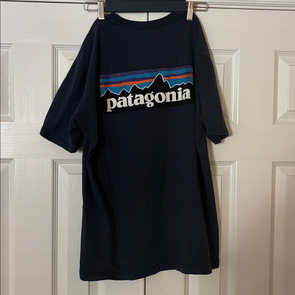 Patagonia Men's Navy Short Sleeve Tee